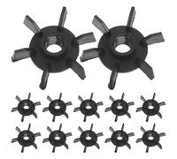 OATIPHO 100 Pales de Ventilateur de Remplacement pour Moteur Plastique Renforcé Dimensions Ø8 X 12 MM Lot de 100 Pièces Accessoires pour Condenseur Intérieur Dissipation Thermique