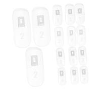 OATIPHO 100 Pièces Accessoires de Pratique pour Ongles Supports de Vernis à Ongles Transparent pour Vos Compétences Nail Art