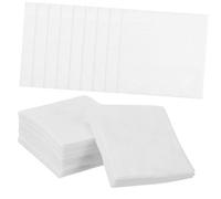 OATIPHO 100 pièces Démaquillants Non Tissés Blancs Visage Doux Absorbants et Non Irritants Accessoires Beauté Quotidienne pour Nettoyage et Démaquillage