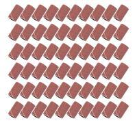 OATIPHO 100 pièces Grit Abrasive Sanding Bands For Nail Drills Mounted Cylindrical Grinding Heads For Natural And Artificial Nail Polishing Compatible With Manicure Tools