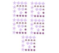 OATIPHO 100 Pièces Mini Flower Hair Clips Vintage Style Small Floral Barrettes With Rhinestones For Secure Hold And Daily Braids Decoration