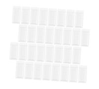 OATIPHO 100 Pièces Moules Transparents pour Faire Fondre La Cire Moules à Récipients en Plastique pour Faire Fondre La Cire Moule à Clapet en Cire Fondue Moule à Cire Chandelier Pc Bougie