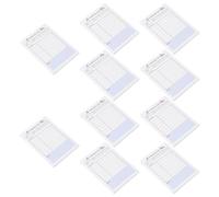 OATIPHO 10pcs Blocs-notes de Planification Hebdomadaire en Papier, Carnet Simple et Pratique pour Écrire Listes et Mémos, pour Étudiants et Organisation Quotidienne