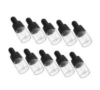 OATIPHO 10pièces Lot De Flacons Compte-gouttes Verre Pour Huiles Essentielles Et Liquides Fermés Hermétiquement