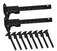 OATIPHO 10pièces Pied à Coulisse Pour Sourcils Règle Coulissante De Poche Mesure De Maquillage Outil Pratique De Mesure Outil Facile à Transporter
