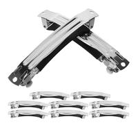 OATIPHO 10pièces Pince à Cheveux Métal avec Ressort Renforcé Kit de Accessoires pour Cheveux Simples Soi-même Adaptée pour Garçon Fille et Femmes