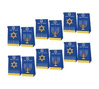OATIPHO 12 pièces Lot de Sachets Hanoucca Papier Multi Usage Décorés à Motif Branches Sacs pour Snacks et Petits de Fête