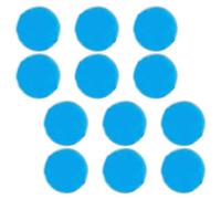 OATIPHO 12 pièces Lot Glace Gel Réutilisables Rondes Pack Froid Chaud Polyvalent pour Soulagement Rapide des Douleurs et Inflammations