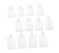 OATIPHO 12pièces Pochette Doseuse pour Lotion Pochette à Shampoing Vide de Voyage pour Lotion à Shampoing Portable à Étanche Sachets à Ventouse Autoportants pour Liquides