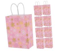 OATIPHO 12pièces Sacs De Noël Avec Poignées Sachets Papier Pour Bonbons De Noël Décorations De Hiver