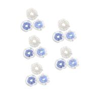 OATIPHO 15 Pièces Chouchous Cheveux Femme Dentelle Lot Motif à Carreaux Accessoires Décoratifs pour Queue de Cheval et Fines