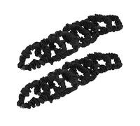 OATIPHO 15 pièces Élastiques à Cheveux Noir Accessoires Pour Filles et Femmes Bandes Élastiques Légères pour Toutes