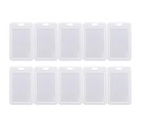 OATIPHO 15 Protections Transparentes à Clapet pour Cartes de Bus ’Élève Plastique Rigide Format Standard Lot de 15 Pièces Porte-Badge Nominatif Bureau École et Voyage
