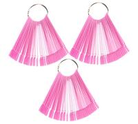 OATIPHO 150 Pièces Palette de Couleur pour Ongles avec Anneau Supports de Pratique pour Vernis à Ongles Cartes de Nail Art Robustes et Durables pour Entraînement et Affichage des