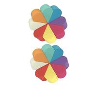 OATIPHO 16 Éponges à Maquillage pour Poudre Visage et Fond de Teint, Formes Fleurs, Mix de Couleurs, Double Face, Utilisables Sec et Humide, pour Maquillage Professionnel et Usage Quotidien