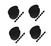 OATIPHO 16 Protections Semelle Antidérapantes Autocollantes Silicone Coussinets Silencieux Réducteurs de Bruit pour Talons et Semelles Protection et Facile à Poser Noir