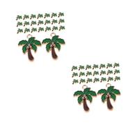 OATIPHO 160 Pièces Lot de Breloques Forme Palmier en Alliage de Zinc Pendentifs Exotiques Hawaii pour Fabrication de Bijoux Bracelets Colliers Boucles d'Oreilles et Porte-clés