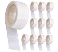 OATIPHO 18 Autocollants Ronds Transparents à Points pour Décoration de Ballons Étiquettes Autocollantes Doubles Faces 15 G 18 Pièces Usage Fête Mariage Bureau et Maison