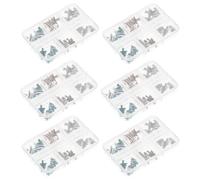 OATIPHO 18pièces Décorations Ongles Noël Breloques Sapin Résine Accessoires Manucure Festifs pour Ongles Gel et Acrylique Boîte