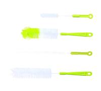 OATIPHO 1ensemble Goupillon Pour Nettoyage De Bouteilles Set De Vert Brosse De Nettoyage Pour Gourde Et Biberon Avec Ergonomique Et Antidérapant