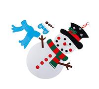 OATIPHO 1ensemble Kit Diy Décoration De Noël De Bricolage Bonhomme De Feutrine Pour Garçon Fille Jouet Décoratif De Noël à Personnaliser Accessoires Festifs Amusants à Créer