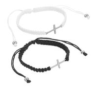 OATIPHO 1paire Bracelet Tressé Ajustable Avec Charme Pour Accessoire Amitié Et Pour Événements Spéciaux