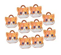 OATIPHO 2 Ensembles Boîtes Chat Papier Avec Poignée Boîtes Dragées Carton Robustes Pour Bonbons Et Snacks Pour Fêtes Et 10 Pièces * 2