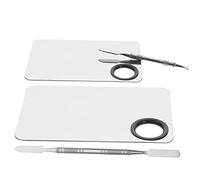 OATIPHO 2 Ensembles Palette Inoxydable Plaque Manucure Mélange Clou Outil De Maquillage Se Maquiller