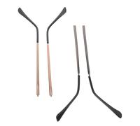 OATIPHO 2 Paires Branches de Lunettes Métal Antidérapantes Bras de Remplacement pour Montures Sans Monture Accessoires Réparations DIY pour Branches de Lunettes et Solaires