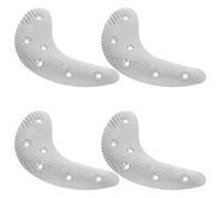 OATIPHO 2 Paires Talonnettes Métalliques De Réparation Semelles De Réparation Pour Chaussures Pour Talons De Baskets Talonnettes