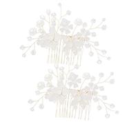 OATIPHO 2 Pièces Accessoire de Mariage Peigne à Cheveux Fleur avec pour Filles et Mariées Élégant Accessoire de Tête Vintage