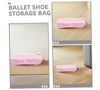 OATIPHO 2 Pièces Breathable Polyester Mesh Ballet Slipper Organizer with Durable Zipper Lightweight Tote for Dance Studio and Travel