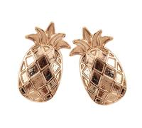 OATIPHO 2 Pièces Broches Émail Cartoon Ananas Ensemble de Pins Distinctifs pour Manteau Écharpe et Vêtements Accessoires de Mode Tropicales