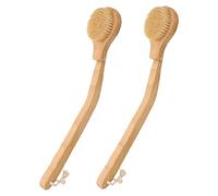 OATIPHO 2 Pièces Brosse De Bain Manche Long Nettoyeur De Pieds Pour La Brosse Gratte- Avec Brosse à Récurer Corps De Brosse Exfoliant Bain à Main Avec Brosse Kaki Poils