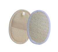 OATIPHO 2 Pièces Brosse Exfoliante Loofah pour Bain Accessoires de Nettoyage Corps pour Hommes et Femmes Éponge Naturelle Convient à Tous Types de Peau