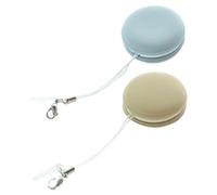 OATIPHO 2 Pièces Chiffons de Nettoyage pour Écrans Forme Macaron Lingettes Microfibre pour Lunettes Écrans Ordinateur et Smartphones Essuie-verres Anti-traces Bleu et