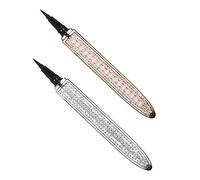 OATIPHO 2 Pièces Eyeliner Paillettes Autocollants de Étoilé et Longue Tenue pour Yeux