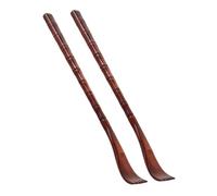 OATIPHO 2 pièces Gratte-dos Bois Pratique Lot de Forme Carrée Rouge Outil pour Soulager Démangeaisons et Massage Du Dos