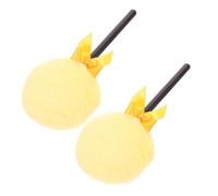 OATIPHO 2 Pièces Houppette à Poudre Réutilisable Et Confortable Avec Nœud Lot De Houppettes Pour Poudre Et Maquillage