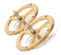 OATIPHO 2 Pièces Kit Balancier Complet pour Réveil Mécanique de Réparation Durables pour Mouvement Horloge Ancienne Accessoires Compatibles Multifonctions pour Restauration Précise