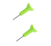 OATIPHO 2 Pièces Stylet Braille avec Design Ergonomique Forme de Outil Écriture pour Personnes Aveugles Accessoire de Formation Braille