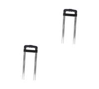 OATIPHO 2 Pièces Telescopic Backpack Trolley Handle Replacement Alloy and Wear Resistant Plastic Adjustable Height Pull Rod for Schoolbag Cart and Easy to Install for Students