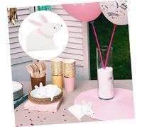 OATIPHO 20 Feuilles Serviettes Papier Lapin de Pâques pour Garçon Fille Décorations Anniversaire Fête avec Absorption Eau Texture Résistante et Design pour Repas Festifs