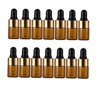 OATIPHO 20 Pièces Bouteilles Verre pour Huiles Essentielles Lot de Flacons Pipette Bouteilles Vides Pratiques pour Voyage et Cosmétique