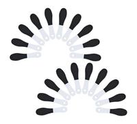 OATIPHO 20 Pièces Dissolvant De Peau Dure Pour Les Pieds Kit De Soins Aux Pieds Black