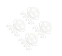 OATIPHO 20 Pièces Silicone Face Mask Covers With Ear Hooks High Elasticity Reusable Sheet Mask Holders For Skincare Soft Comfortable Fit Slip Design Small