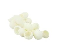 OATIPHO 200 pièces Boules de Cocons de Soie Naturelles Bio pour Soin Visage Exfoliant Blanchissant Élimination Points Noirs