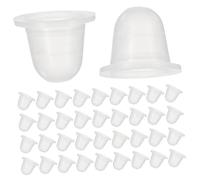 OATIPHO 200pièces Pigment Cups Silicone Transparent U-shaped Large Ink Containers for Tattoo Supplies Kits