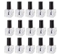 OATIPHO 20pièces Flacons Vides de Gel pour Ongles Verre de Rangement avec Couvercle et Ouverture Facile pour Soi-même Vernis à Ongles