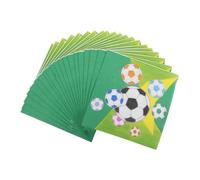 OATIPHO 20pièces Lot De Serviettes De Table Motif Football Absorbantes Décorations Pour Et Anniversaires Usage Quotidien Et Événements Spéciaux